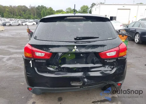 2015 Mitsubishi Outlander Sport Es из США, поврежденный, VIN 4A4AR3AU1FE061603